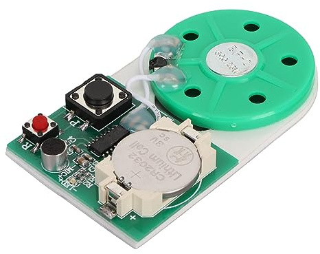 25 Sekunden DIY Grußkarten Chip, Aufnehmbares Sprach Sound Chip Modul, Musik Sound Sprachaufzeichnungsmodul für Geschenkboxen, Einladungen, Schmuckkästchen, Handgefertigte Produkte