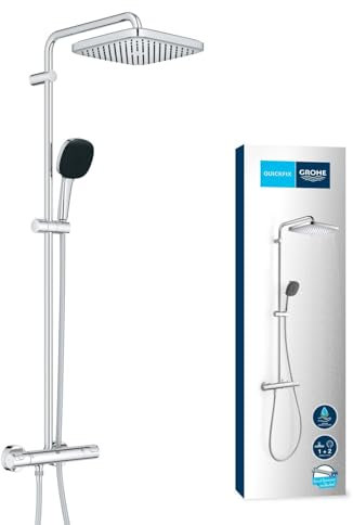 Grohe Vitalio Comfort 250 Sistema doccia con miscelatore termostatico, 26696001