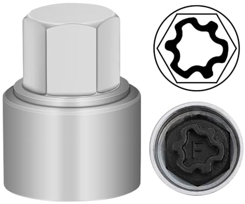 JEUCLEL F Wheel Locking Nut Key for Audi, Socket OD 27mm - ID 25mm
