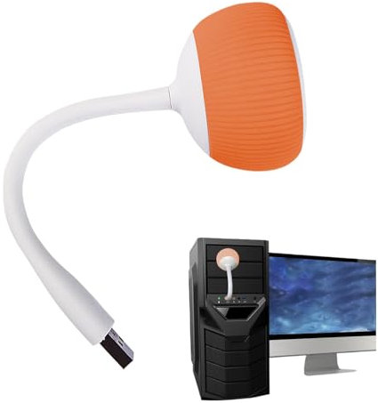 Barbaire de son à alimentation USB - haut-parleur PC externe fort, système audio plug-in | Haut-parleur USB portable avec câble flexible pour ordinateur portable, PC, réunions de bureau, cours en