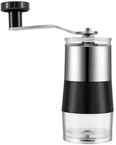 UYFRD Mini Manual Coffee Grinder Portable Mill Pepper Grinder Ceramic Core Removable Washable for Outdoor Italian Coffee Machine
