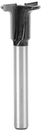 Zerodis T Slot Cutter Router Bit Treatment & Grooving Bits Cutting Keyhole Router T Slot Carbide Tip Keyhole Set Replacement Tool for Woodworking