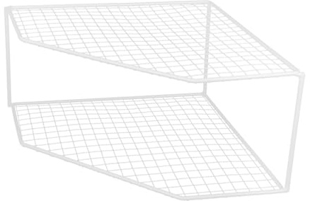 HYTROVE Kitchen Pot Rack Two-layer Draining Pan Organizer Corner Shelf Stand for Home Simple Kitchen Accessories