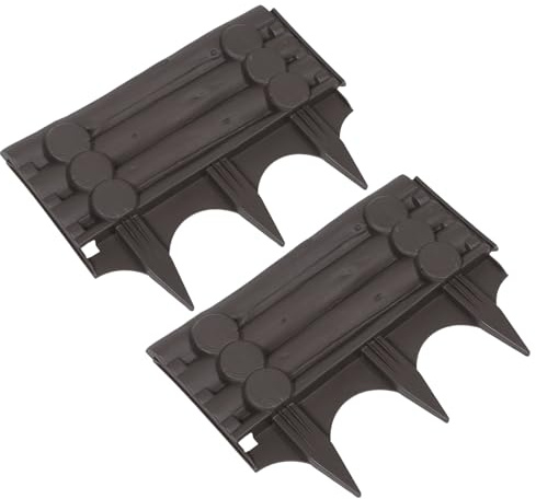 TOYANDONA 2 Pièces Bordure Jardin Plastique Résistante Clôture Extérieure Imperméable pour Parcelles Potagères Et Allées Barrière Anti-Animaux Décorative pour Aménagement Paysager