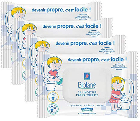 Biolane salvietta carta igienica – Set di 4