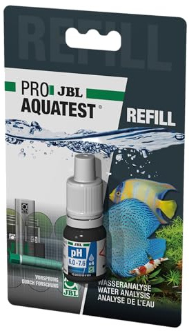 JBL Water Tests and Refills for Aquarium, Pond and Tap Water, pH 6.0 - 6.7