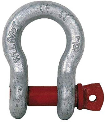 DOJA Industrial | Stahl Schäkel |Pack 2| 3,2 tonnen | Schekel groß perfekt zum und Heben mit Schlinge | Schaekel verzinkt fur Anker oder 4x4 Offroad zubehör karabiner Slackline kettenzug spanngurte