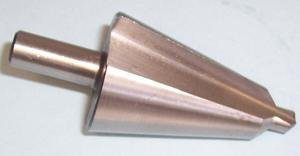 Bohrer, Stufenlos 16–30 mm, effektive Länge 65 mm, Gesamtlänge 76 mm, Bohrertyp Entgraten, Material Schnellarbeitsstahl, Bereich 16–30 mm, Schaftdurchmesser 9 mm