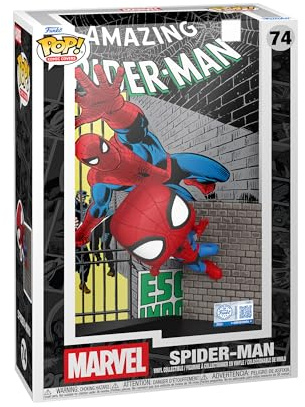Funko Pop! Comic Cover: Marvel - Spider-Man '65 - Cómics Marvel - Figura de Vinilo Coleccionable - Idea de Regalo - Mercancia Oficial - Juguetes para Niños y Adultos