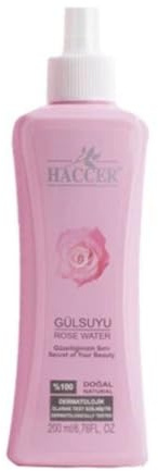 Haccer 100 % naturligt rosenvatten, 200 ml