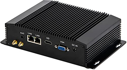 KINGDEL K590 Mini PC Celeron 2955U 1.4GHz 2MB caché CPU 4GB DDR3 RAM 64GB SSD 4xUSB3.0 2xLAN 2xCOM HD VGA 2 Pantallas compatibles