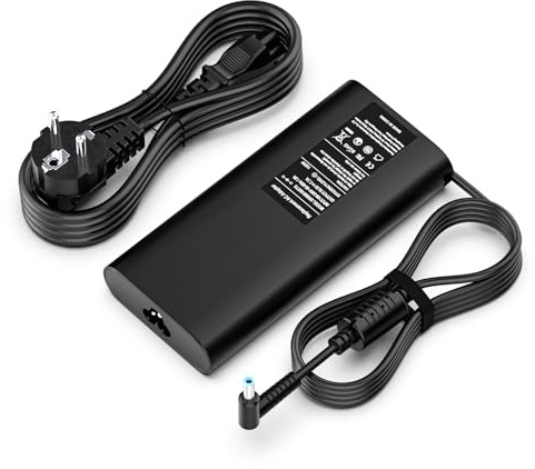 150W Laptop Ladekabel Netzteil Kompatibel mit HP Omen 15 17 Pavilion Gaming 15 17 ZBook Studio 15 G3 G4 G5 G6 G7 G8 Power G10 G9 G8 Elitebook 1050 G1 Fury 15 17 G7 G8 TPN-CA11 TPN-DA09 Ladegerät