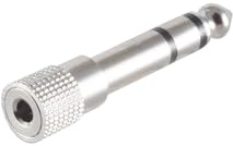 PADCR Audio Adapter 3,5 mm Klinke Buchse auf 6,3 mm Klinke Stecker Keyboard E-Gitarre