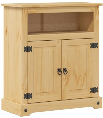 vidaXL Badschrank Corona 70x33x80 cm Massivholz Kiefer