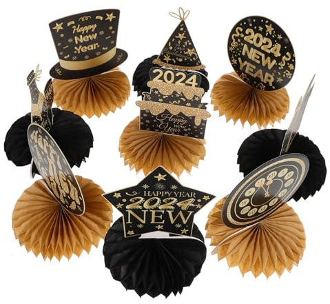 MUSISALY 9-teiliges Waben-ornament-set Für Frühlingsfest Papierwaben Für Silvesterparty Dekorative Waben Für Heimdeko
