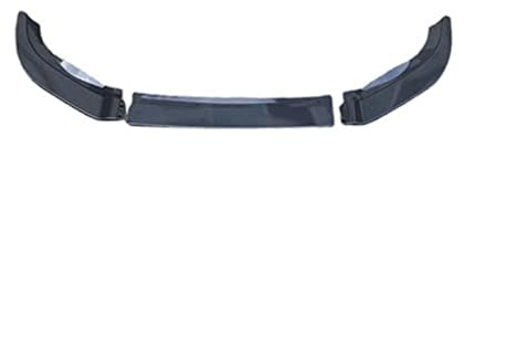 Vuzmode Frontstoßstangen-Splitter, Lippendiffusor, Body-Kit, Spoilerschutz, Tuning, for Volkswagen, for Golf, 6 MK6 R R20 2008–2013, glänzend schwarze ABS-Auto-Frontspoiler Unterer Frontspoilerdiffuso