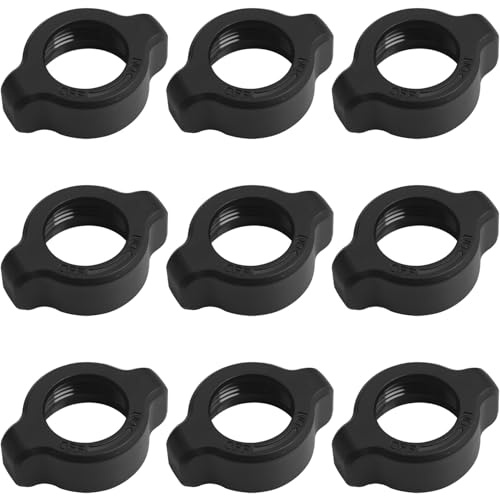 LUORNG 10PCS Ball Bracket Nut 17mm Nut Fixing Ring Universal Screw Cap Lazy Phone Holder Nut Nut Car Bracket Desktop Live Stand Accessories
