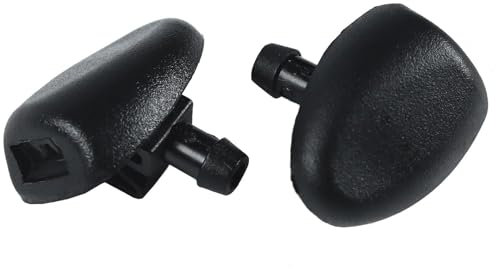 ZXYIWSDF Auto Scheibenwaschdüse Kompatibel Mit Peugeot 407 206 1998–2000, 2001, 2002, 2003, 2004, 2005, 2006, 2007, 2008, 2009, 2010. 2 Stück Auto-Frontscheibenwischer-Wasserwaschdüse