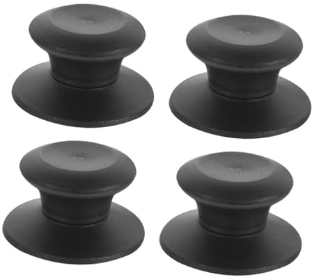 TOPBATHY Universal Pot Lid Handle Replacement, Sturdy Heat-resistant Kitchen Pan Knobs, Small Anti-scald Pot Lid Pulls for Cooking Saucepan Covers, 4pcs Set