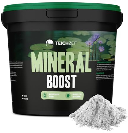 Teichzeit Mineral Boost | Pflege für Fischteich und Gartenteich | Sorgt für natürliches & biotopgerechtes Gleichgewicht im Teichwasser | 10kg