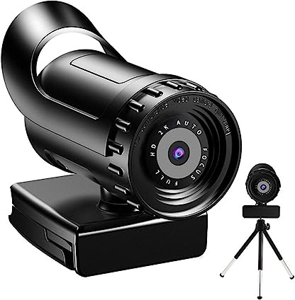 VXDEFP Webcam 4K 2K 1080P Full HD Web Camera con microfono USB Web Cam for PC Computer Trasmissione in diretta Video Mini fotocamera 4K(2k)