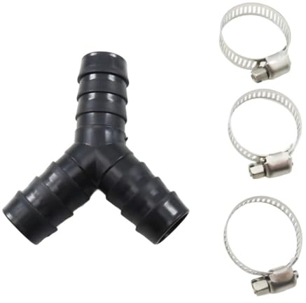 Y Shape 20mm Washing Machine Drain Adapter Leak Proof Y Joint Hose Connector Anti Blockage Design Washing Machine Drain Extension