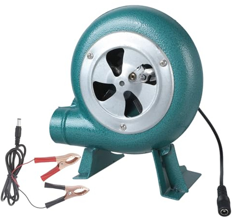 Soplador De Aire 12V Para Parrilla Ventilador Barbacoa Aire Portátil Exteriores Fuelle Fuego Camping 30W/40W/60W/80W