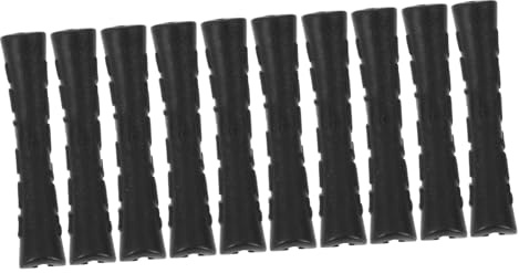 HOUDERCO 10Pcs Bike Brake Cable Sleeve Protective Tube Cover Cycling Line Housing Protector for Frame Scratch Prevention Black