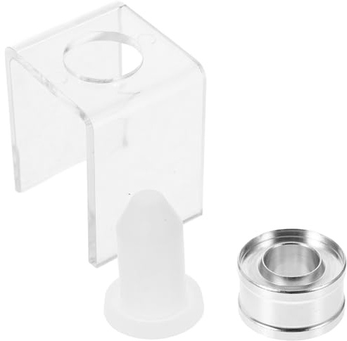 NOLITOY Kit Moule à Rouge à Lèvres en Silicone 1 Trou avec Support pour Fabrication de Rouge à Lèvres Maison Pratique et Réutilisable Maquillage DIY et Création Cosmétique
