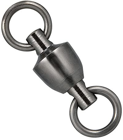 Dr.Fish 20 Pack Ball Bearing Fishing Swivels, Swivels Fishing Tackle Saltwater, Freshwater Stainless Heavy Duty Lure Leader Line Connector #4