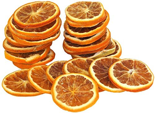 3 x 15 getrocknete orangefarbene Scheiben, Weihnachtsbasteln und Kränze, insgesamt 15 Scheiben von Floral Supplies