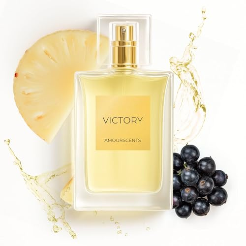 Amour Scents Aventas - Inspired Extrait De Parfum for Men - 30% Oil Concentration, Long-Lasting Fresh Scent, Bergamot, Pineapple, Jasmine & Vanilla Notes, Premium Perfume for Men - Victory (100ml)