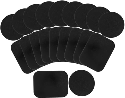 UKCOCO 1 Ensemble De 20 Pièces Patch Magnétique De Navigation Plaque Métallique pour Aimant De Téléphone Plaques Magnétiques Support Magnétique Pratique Tablette Auto Le Fer