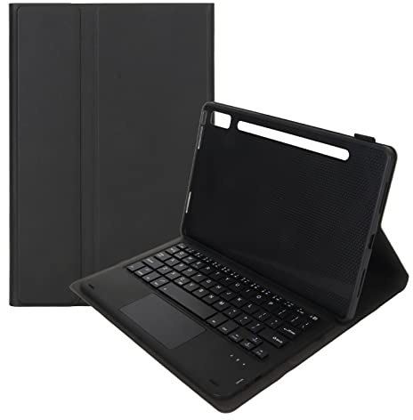 Funda para Teclado de Tableta para Tab P11 Pro (2.ª Gen), Teclado BT Inalámbrico Desmontable con Panel Táctil, Cubierta con Soporte Tipo Folio para Tableta Pad Pro 2022 11,2 (Negro)