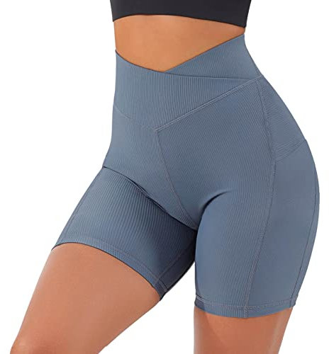 Kurze Sporthose Damen Sport Shorts Mit Handytasche Radlerhose Gym Shorts Gym Leggings Fitness Yoga Shorts Sport Leggings Hotpants Kurze Yoga Hose Sport Hosen Boxershorts Bauchweg Unterhosen Activewear