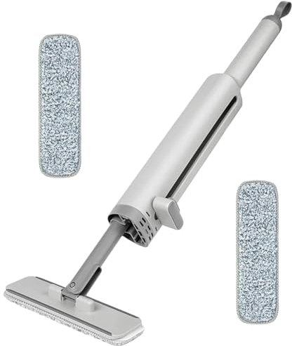 Trapeador Limpiador De Pisos, Trapeador De Esponja 3 En 1 para Gabinete, Trapeador Portátil Autoapretable, Trapeador De Limpieza con Cepillo para Grietas, Herramienta De Limpieza De Esc