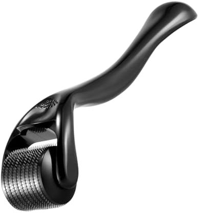 ZEXIJOW Microneedling Derma Roller,Dermaroller Capelli,Micro-Ago Roller 0,5 mm 540-Aghi Rullo Derma,Stimola la crescita della barba e dei capelli,ridurreCicatrici da Acne e Smagliature,Delle Rughe