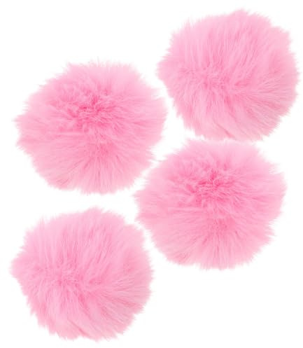 EXAOMBLE 4 St Rosa Furry Mikrofonvindskydd för Lavaliermikrofon Brusreducerande Lättviktig Mikrofonfleece med Professionellt Skydd för Intervjuer Vloggning och Utomhusinspelning