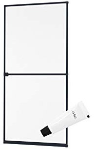 empasa Insektenschutz Fliegengitter Tür Alurahmen START mit Scharnierkleber in weiß, braun oder anthrazit 100 x 210 cm