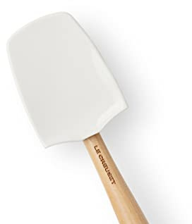 Le Creuset Großer Kochlöffel Craft aus Silikon, Meringue, 42104287160000