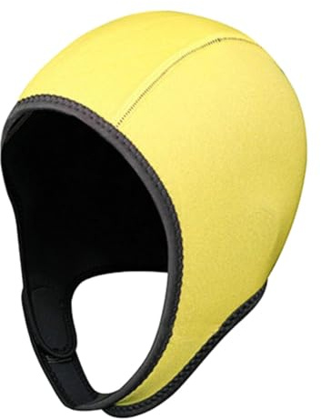SM SunniMix Scuba Diving Hood Swimming Cap 3mm Neoprene Diving Wetsuit Hood Head Cover Dive Hood Swim Hat for Winter Snorkeling Swimming, Yellow