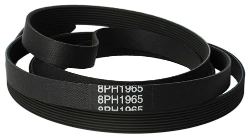 vhbw Keilriemen Ersatz für BSHG657917 | BSHG00657917, BSH 9000678691 8PH1965 für Wäschetrockner - 196,5 cm Schwarz