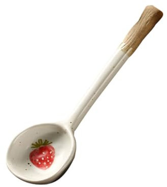 OUNONA Löffel Aus Keramik Eierlöffel Aus Porzellan Teelöffel Löffel Rührer Trinken Eislöffel Zuckerlöffel Salatshaker Saucenlöffel Formellöffel Geschirr Süßer Kleiner Löffel Kaffee