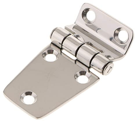 Scharniere, verdecktes Scharnier, T-Scharnier schwer, Türscharniere, Schiffstürscharnier, kurzer Seitenschrank Edelstahl 304, Yacht-Hardware-Zubehör 75 * 40 mm