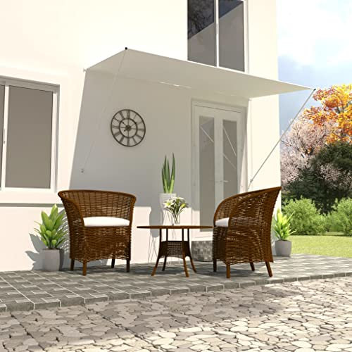 Home & Garden Artikel - Einziehbare Markise 250x150 cm creme
