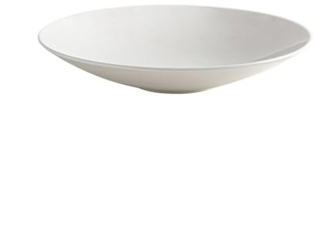 Zhaoj24-05 Modern Dinner Plates 8.2 Inch/9 Inch/9.8 Inch Light Luxury White High Temperature Ceramic Plate Fruit Salad Plate Commercial Serving Plate Kitchen Service(9 inch)