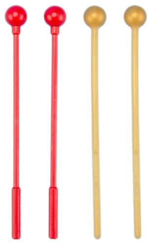 ibasenice 2 Pairs Wenig Chinchilla Kunststoff Schlägel Xylophon Chime Schlägel Für Percussion
