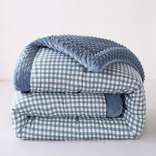 Gycdwjh 150 * 200cm Daunendecke Drucken, 100% Bio-Baumwolle Ganzjahres Daunen Bettdecke, Ultra-Soft Hotel Kollektion federbetten Waschbar Steppdecke,Color 9,150x200cm 2kg
