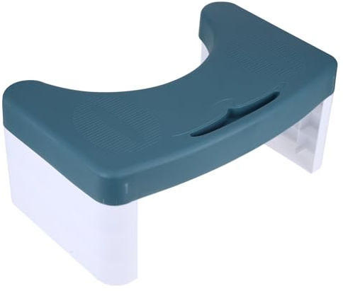 FRCOLOR Tabouret Wc Antidérapant Robuste Repose de Salle de Bain pour Position Accroupie Optimale Marchepied Stable pour Adultes Améliore
