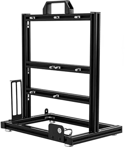 Funda para placa base de banco de pruebas de PC, marco abierto de aluminio, soporte de rack para computadora, compatible con ATX y 180 refrigerados por agua, juego de chasis de personalidad creativa